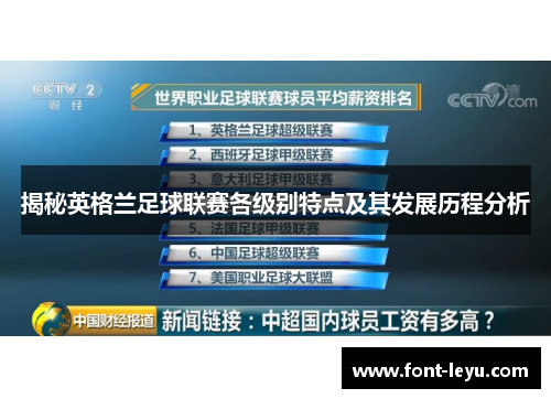 揭秘英格兰足球联赛各级别特点及其发展历程分析