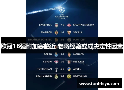 欧冠16强附加赛临近 老将经验或成决定性因素