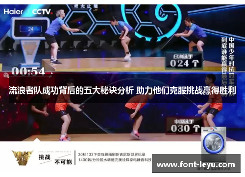 流浪者队成功背后的五大秘诀分析 助力他们克服挑战赢得胜利